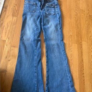 American Eagle Outfitters Blue Flare Jeans
